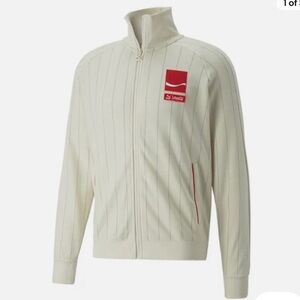 Puma Coca Cola Exclusive X T7  Striped FullZip Track Jacket Mens